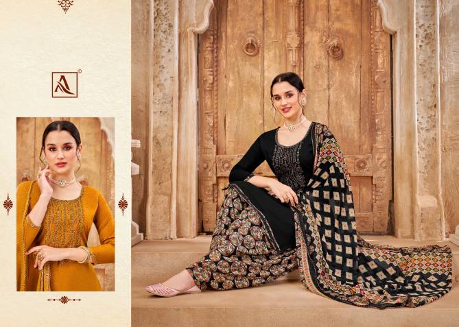 Alok Patiyala Fusion 10 Ethnic Wear Punjabi Dress Material Catalog
